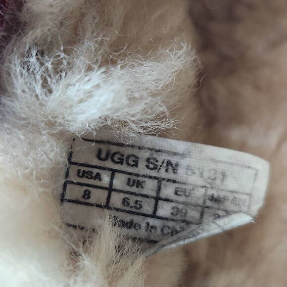 UGG Dakota Slipper Moccasin 5296 Chestnut Suede Upper Size 8 Women's - Picture 4 of 10